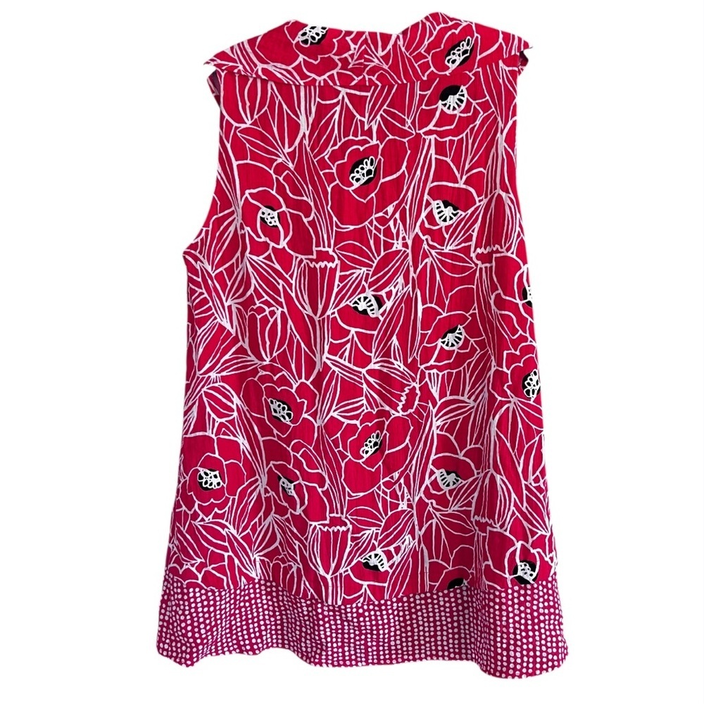 Habitat Women’s Sleeveless Cowl Neck Top in Coral size Large - Picture 4 of 13